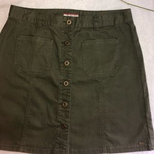 Tommy Hilfiger green skirt